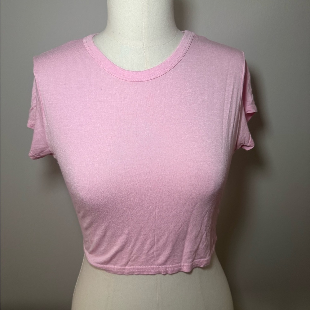 Pink Women's Crop Top